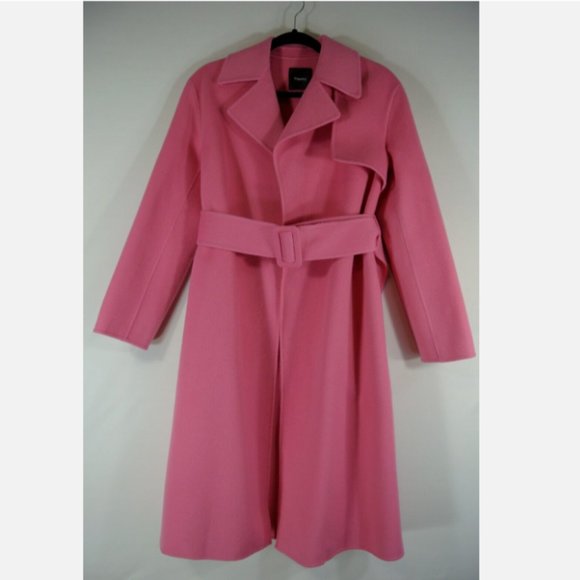 Theory Wrap Trench Coat in Double-Face Wool-Cashmere - Picture 5 of 9